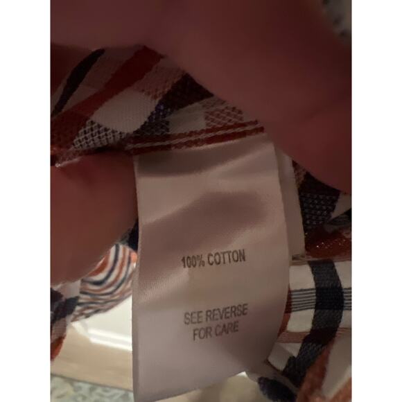 Johnston and Murphy, Orange and Navy Box, Buttondown, Size L, NB11 - Picture 7 of 7